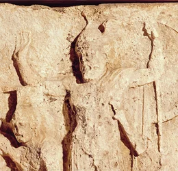 Frieze Depicting a Greek General at the Siege of Troy (detail)
